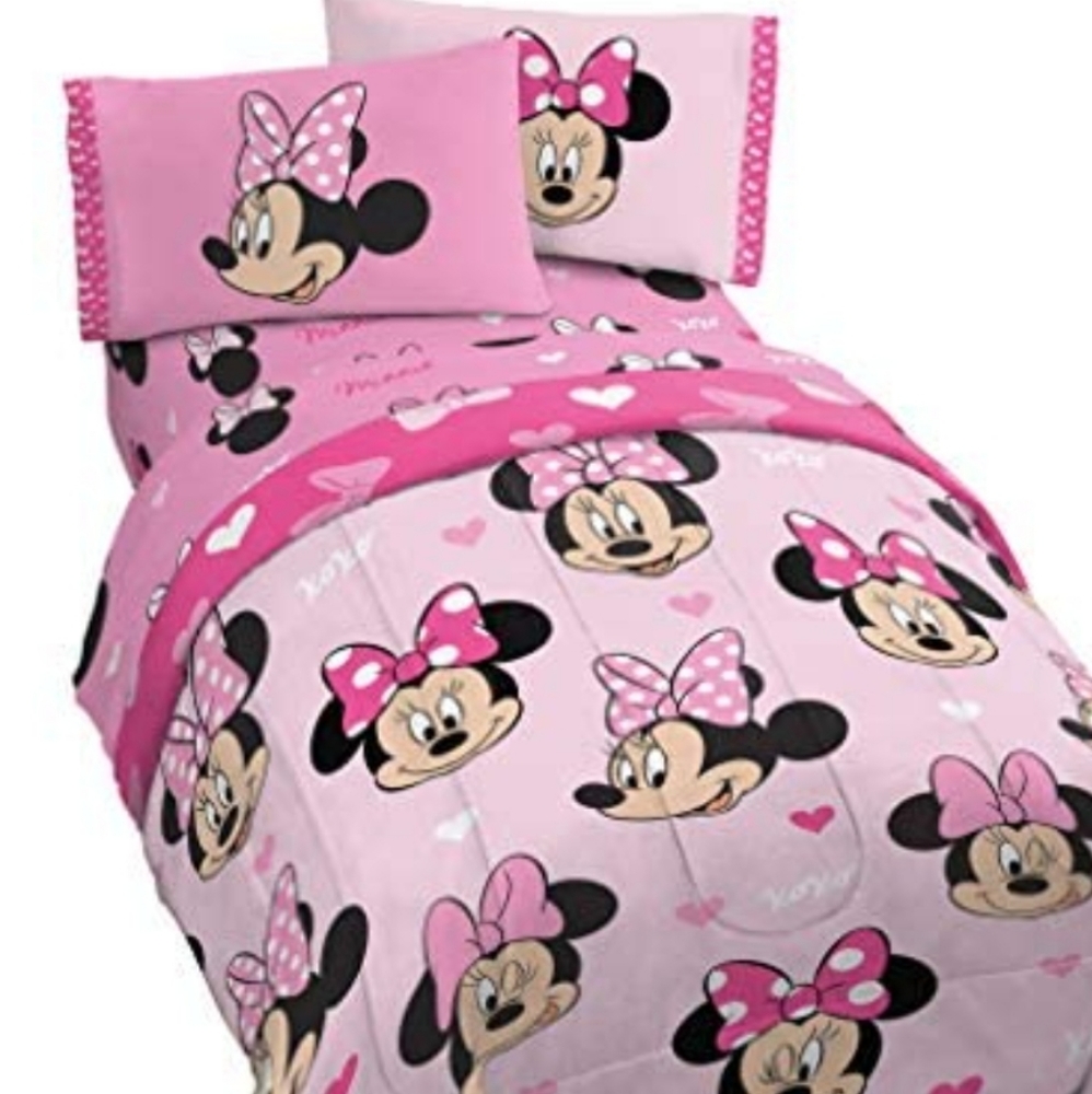 Minnie mouse twin bed set
